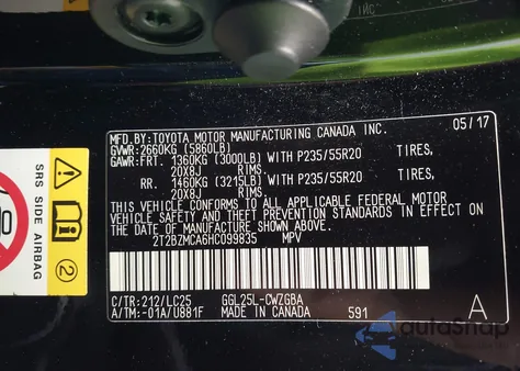 2017 Lexus Rx F Sport z USA, uszkodzony, nr VIN 2T2BZMCA6HC099835